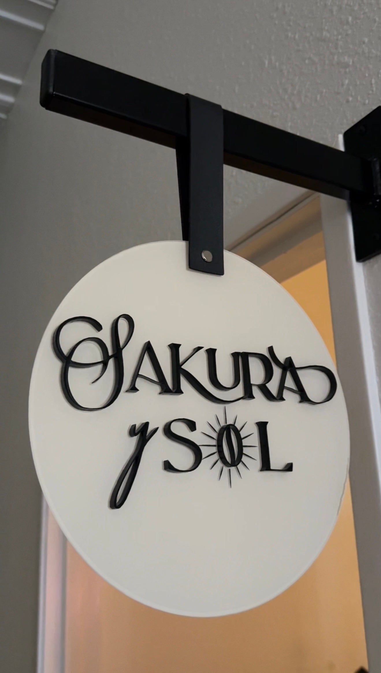 Custom Hanging Logo Sign