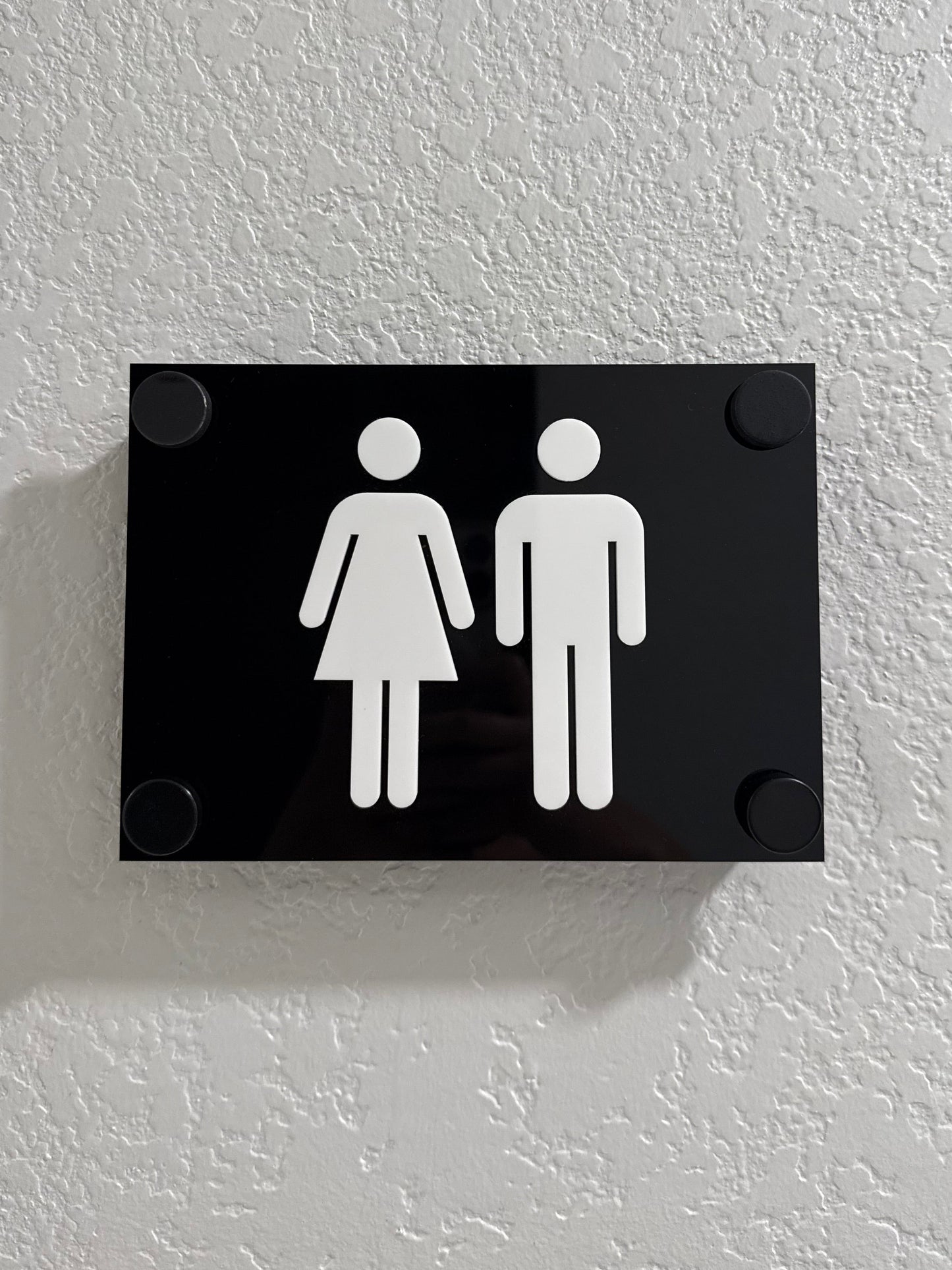 Restroom sign
