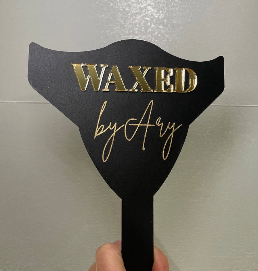 Personalized Wax Sign