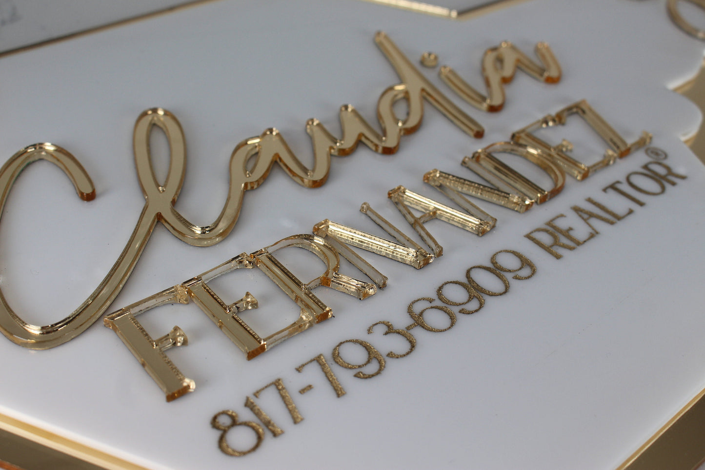 Luxury Realtor Key Sign | personalized Sold Sign | Key Sign | Realtor Closing Sign