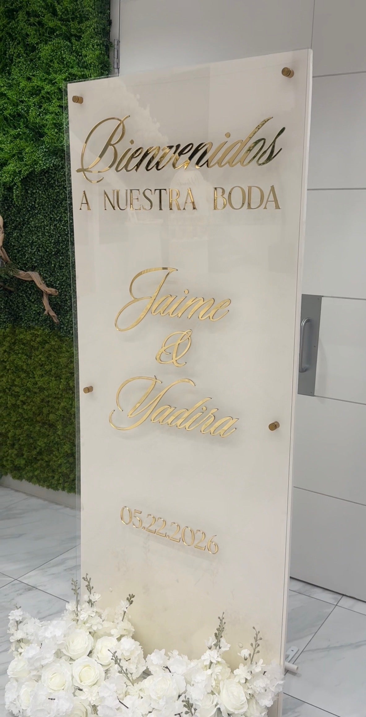 Wedding Welcome Sign-Wording Only