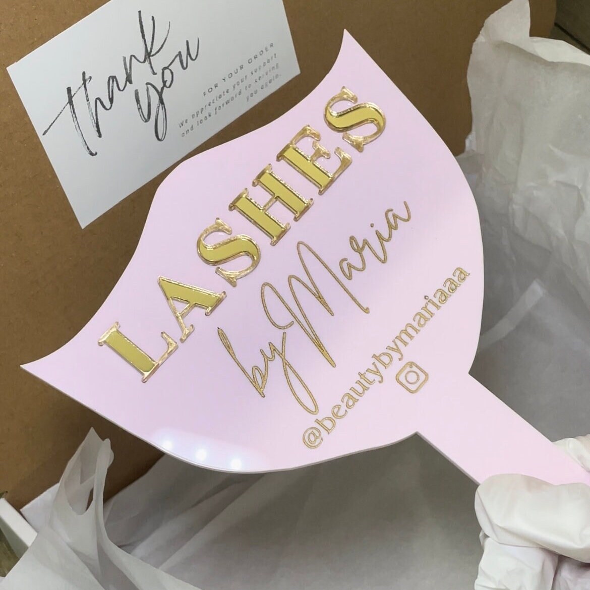 Custom Lash Tech Prop | Custom Lash mirror
